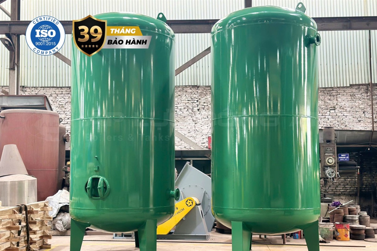 Bình Khí Nén Giá Tại Xưởng- Kích Thước Theo Yêu Cầu