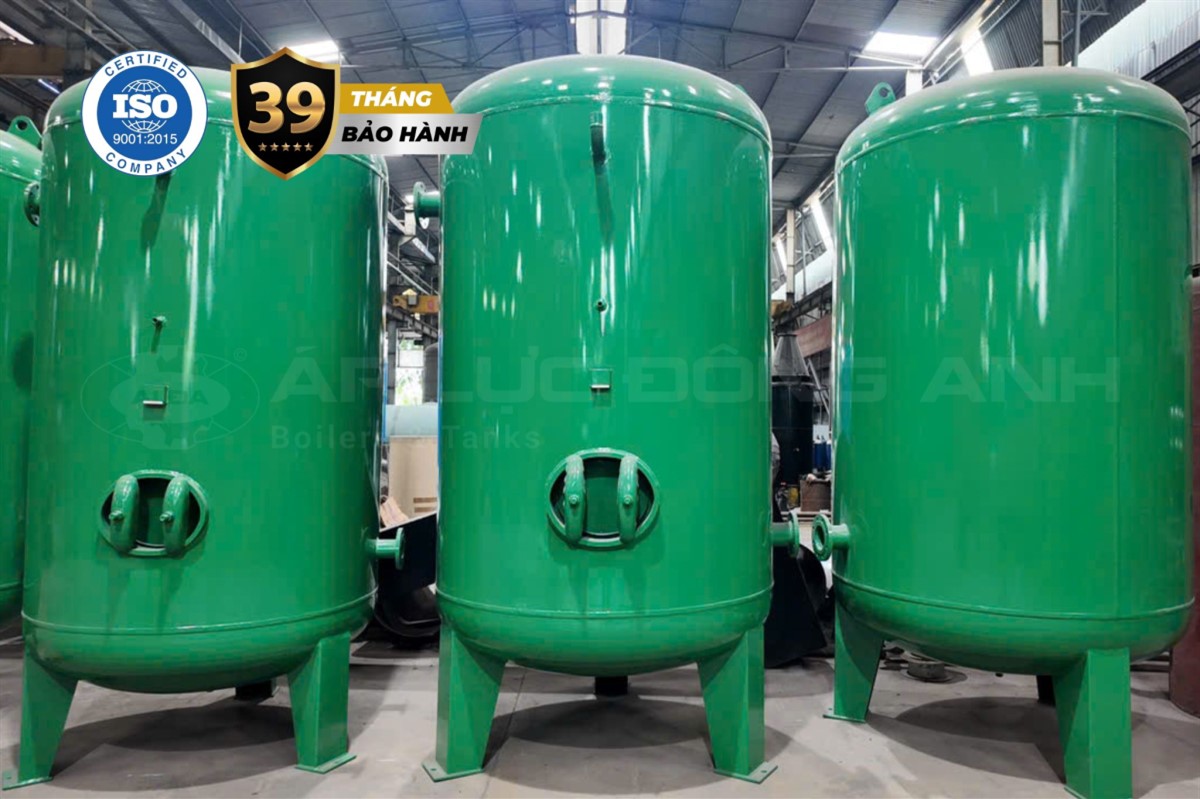 Bình Khí Nén Giá Tại Xưởng- Kích Thước Theo Yêu Cầu